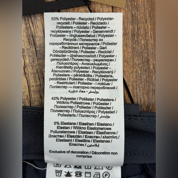 Vero Moda Women’s Slim Straight, Flat Front Dress Pants, Size M/30, Ombré Blue - Picture 13 of 13